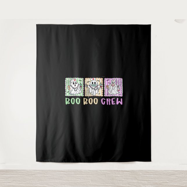 Preppy Boo Crew NurHalloween Kostüme Männer Wandteppich (Vorderseite)