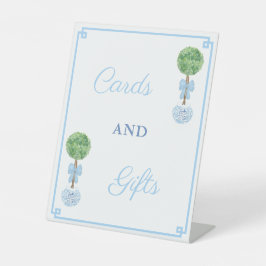Preppy Boxwood Cards and Gifts Boy Baby Shooter Sockelschild