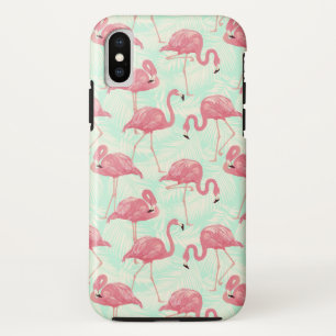 Preppy Chic Elegant rosa Flamingo Muster Case-Mate iPhone Hülle