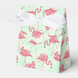 Preppy Chic Elegant rosa Flamingo Muster Geschenkschachtel