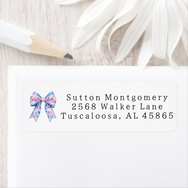 Preppy Chinoiserie Christmas Coquette Adresse (Insitu)