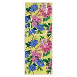 Preppy Chinoiserie Floral Geschenktüte Für Weinflaschen