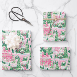 Preppy Christmas Wrapper Geschenkpapier Set