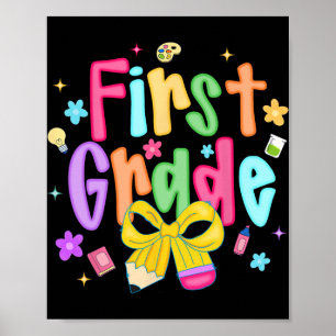 Preppy Ck Zur Schule 1. Klasse Coquette Schleife M Poster