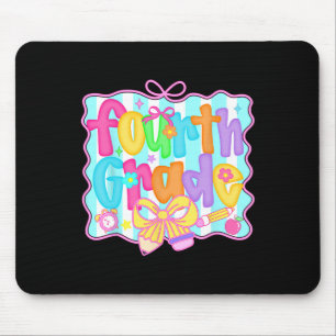 Preppy Ck Zur Schule 4. Klasse Coquette Bow Mädche Mousepad