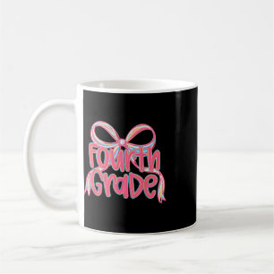 Preppy Ck Zur Schule 4. Klasse Rosa Coquette-Schle Kaffeetasse