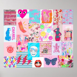 Preppy-Collage Poster
