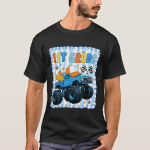 Preppy-Erste-Klasse-Zurück-zur-Schule-Lustiger-LKW T-Shirt
