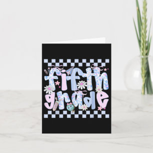 Preppy Fifth Grade Teacher Team kehrt zur Schule z Karte