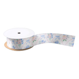Preppy florale Ribbonerie Aquarell Blume Bogen Satinband