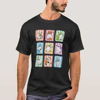 Preppy Ghost Reading Books Lehrer Halloween Libra T-Shirt