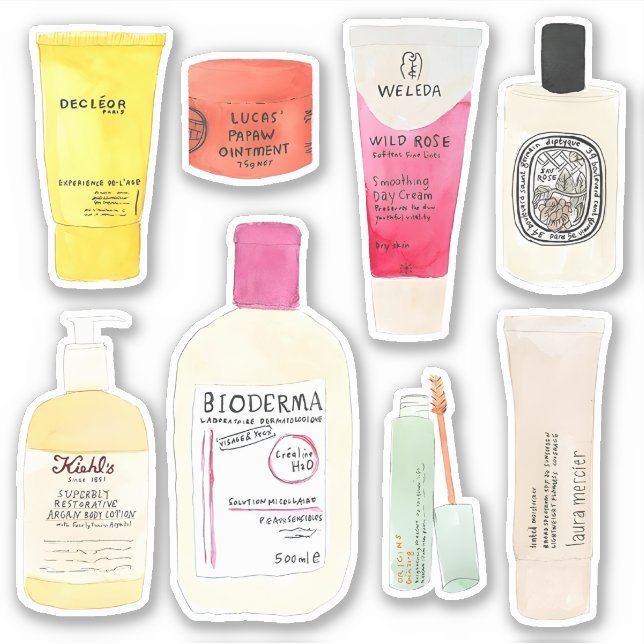 Preppy Girl Starter Pack Sticker (Vorderseite)