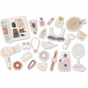 Preppy Girl Starter Pack Sticker