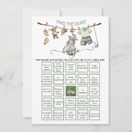 Preppy Golf Finde den Gast BINGO Einladung