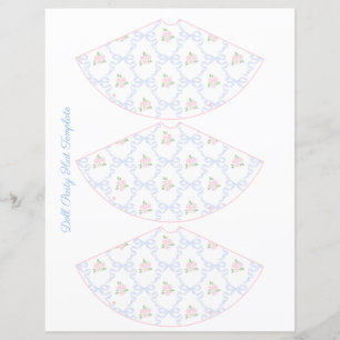 Preppy Grandmillennial Doll Paper Party