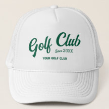 Preppy Green Golf Club Custom Wappen White