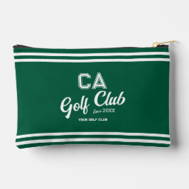 Preppy Green Golf Club Custom Wappen Zubehörtasche
