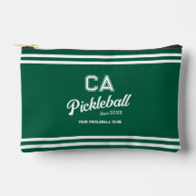 Preppy Green Pickleball Club Custom Wappen Party