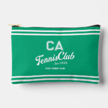 Preppy Green Tennis Club Custom Wappen Party