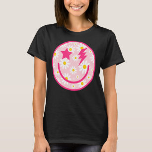 Preppy Happy Face Daisy Blume Smile Face Trendy T-Shirt