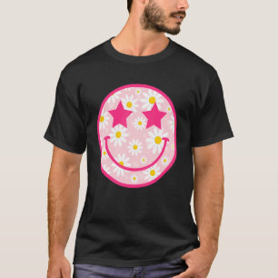 Preppy Happy Face Daisy Blume Smile Face Trendy T-Shirt