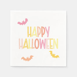 Preppy Happy Halloween Party Serviette
