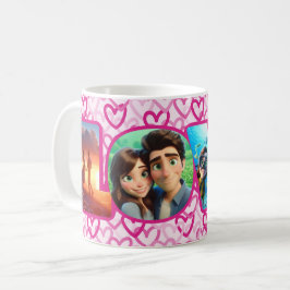 Preppy Hearts Pink - LOVE Kaffeetasse