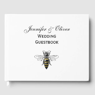 Preppy Heraldic Vintag Bee #2 Coat of Arms C Gästebuch
