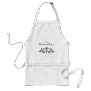 Preppy Heraldische Ananas Wappen Wappenschild Schürze