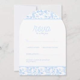 Preppy Jungle Chinoiserie Toile Einladung