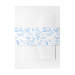 Preppy Jungle Chinoiserie Toile Einladungsbanderole