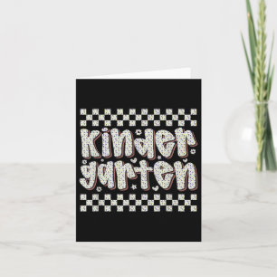 Preppy Kindergarten Zurück zu Schülermädchen Karte