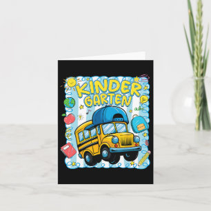 Preppy Kindergarten zurück zur Schule Funny School Karte