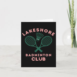 Preppy Lakeshore Badminton Club Niedlich Graphic Karte