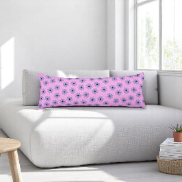 Preppy Lila Blue Floral Simple Blume Pattern Seitenschläferkissen