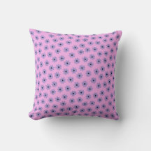 Preppy Lila Blue Hippie Blume Muster