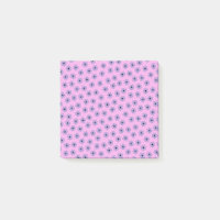 Preppy Lila Blue Hippie Blume Muster