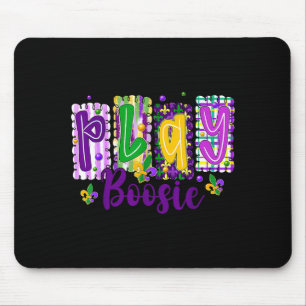 Preppy Lila Grün Gold Spielen Mousepad