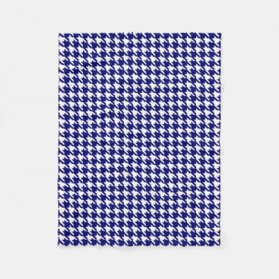 Preppy Marine-Blau-und Fleecedecke