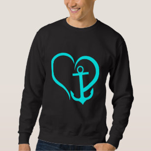 Preppy Nauchor für Segler Boote & Yach Sweatshirt