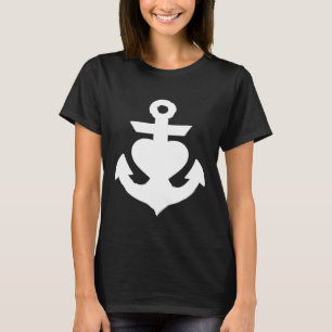 Preppy Nautical Anchor Geschenke für Segler Boote T-Shirt