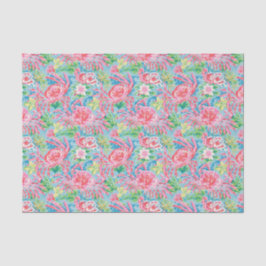 Preppy Palm Beach Ocean Crabs Muster Seidenpapier