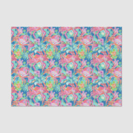 Preppy Palm Beach Ocean Crabs Muster Seidenpapier