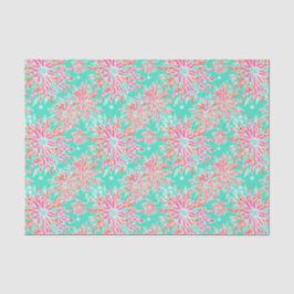 Preppy Palm Beach Tropical Blume Muster Seidenpapier