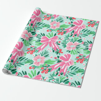 Preppy Pastel Christmas Geschenkpapier