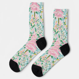 Preppy Pastel Christmas Trecks Socken