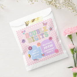 Preppy Patch 10. Geburtstagsparty Geschenktütchen