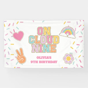 Preppy Patch auf Cloud Nine 9. Geburtstag Banner