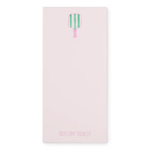 Preppy Personalized Pickleball Notepad