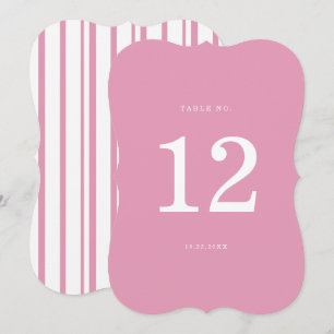 Preppy Pfingstrose Pink Chic ausgestanzte Hochzeit Einladung
